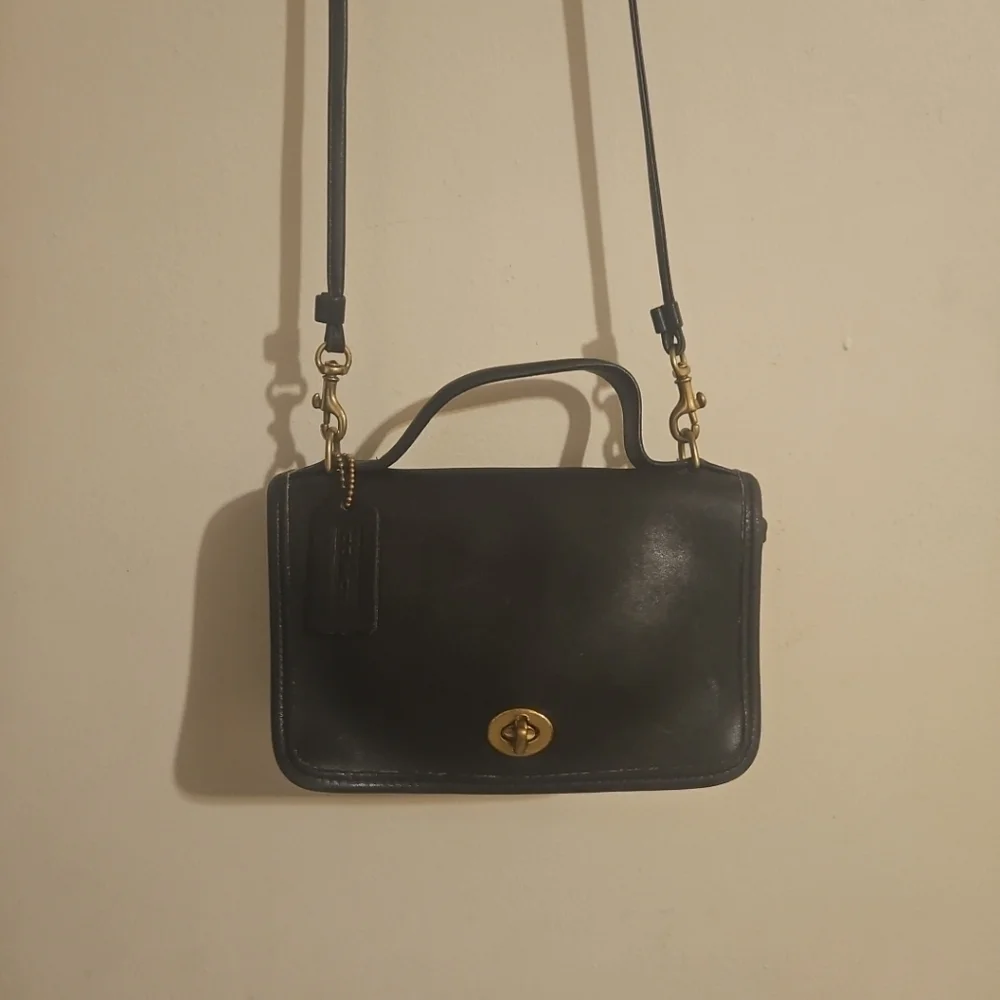 Vintage Coach Casino Bag 9924 Black